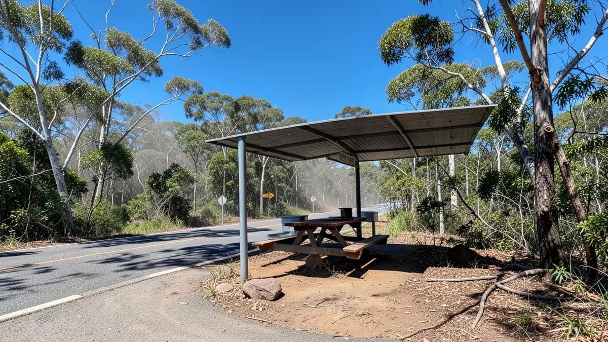 Picnic Table & BBQ