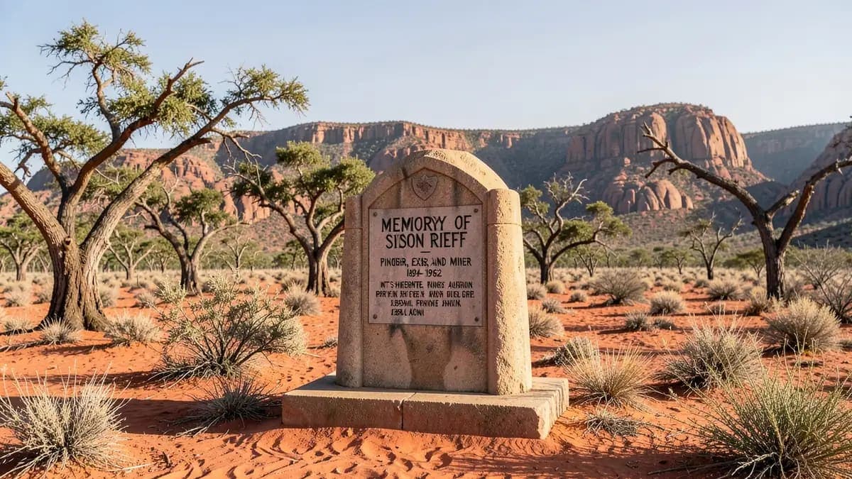 Memory of Simon Rieff - Pinoeer, Explorer and Miner, 1894-1962