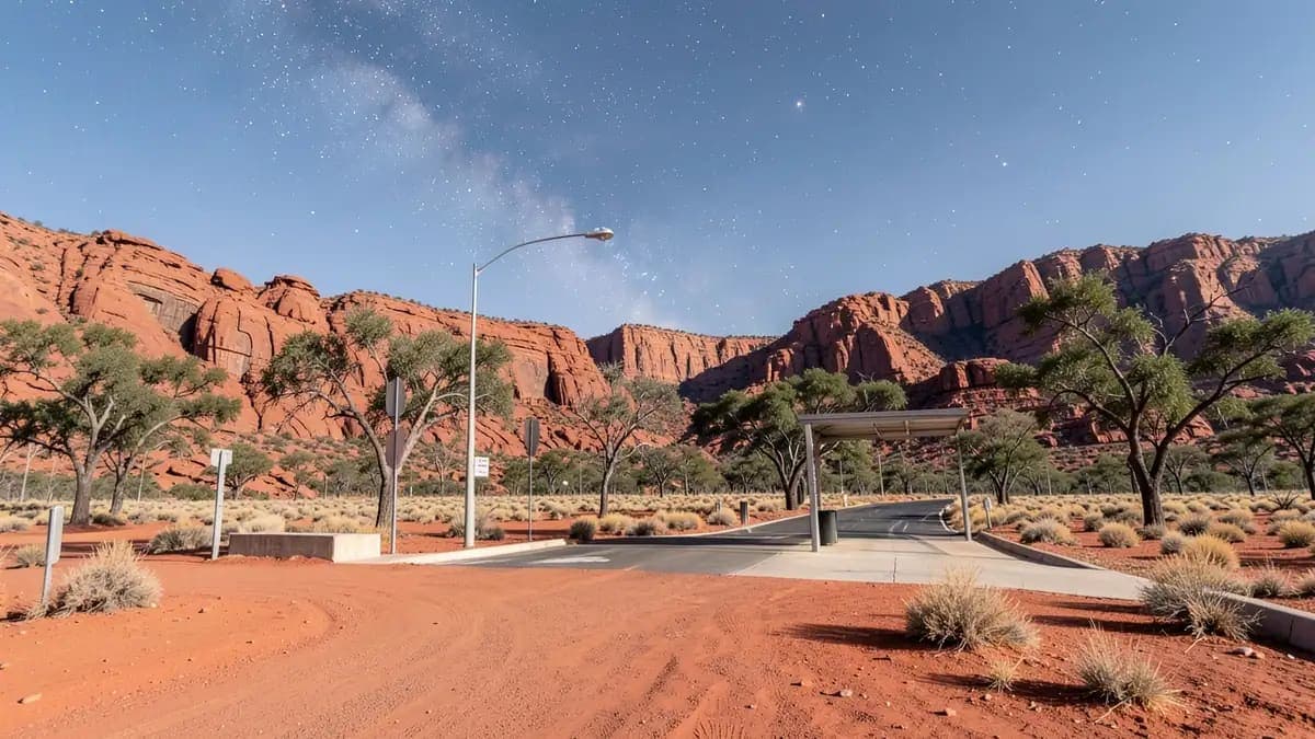 Standley Chasm Car Park